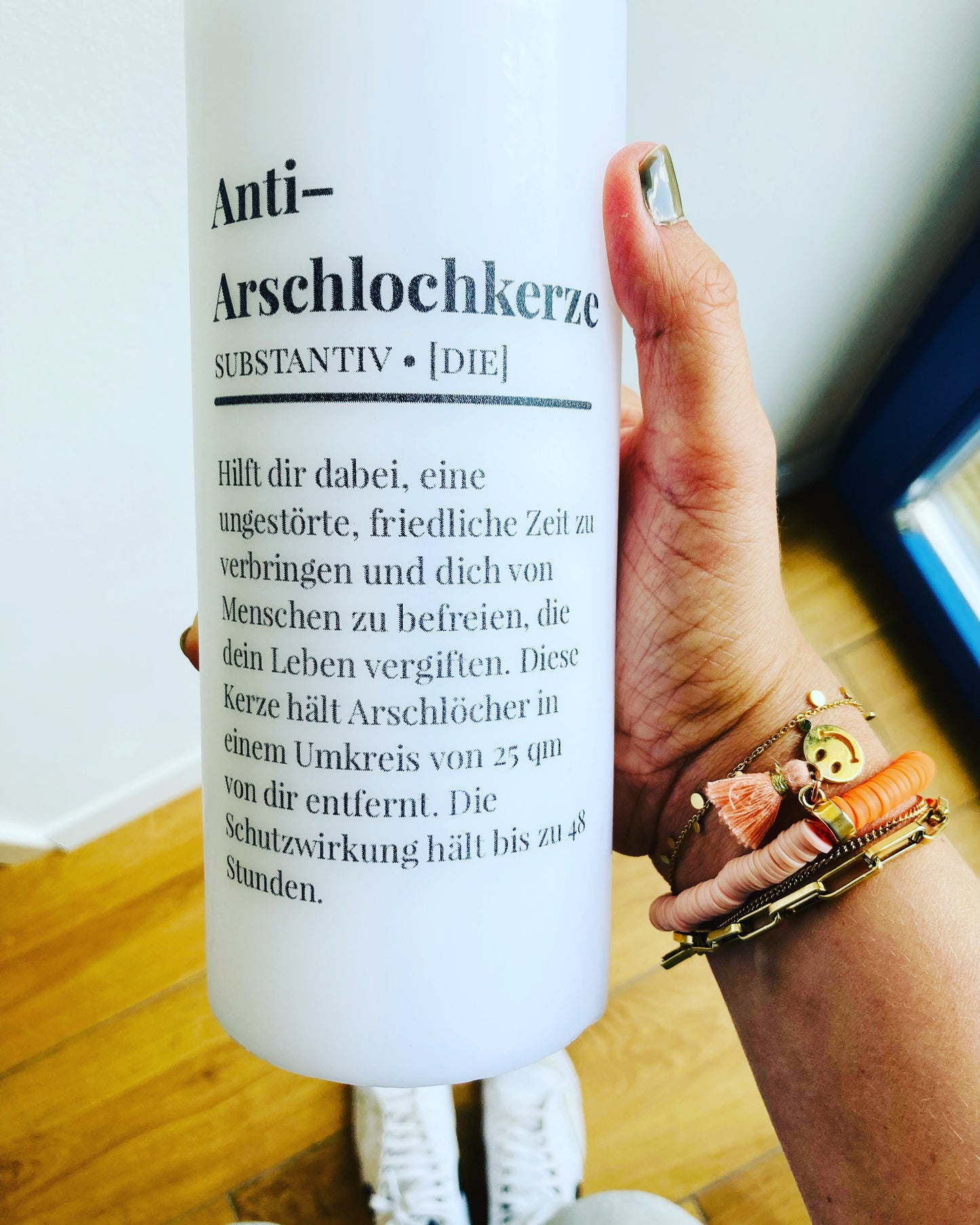 ANTI-ARSCHLOCH KERZE