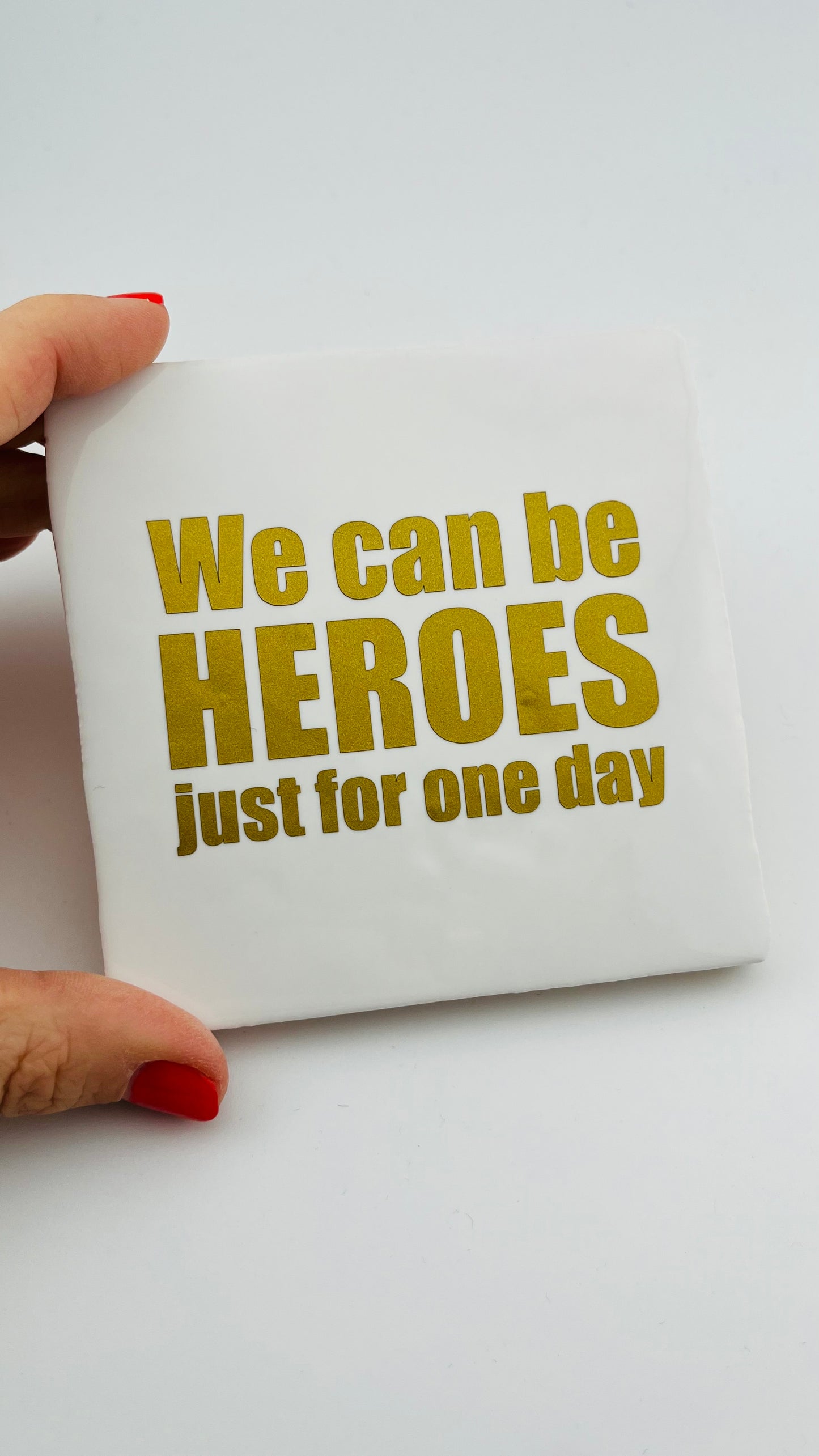 WE CAN BE HEROES...