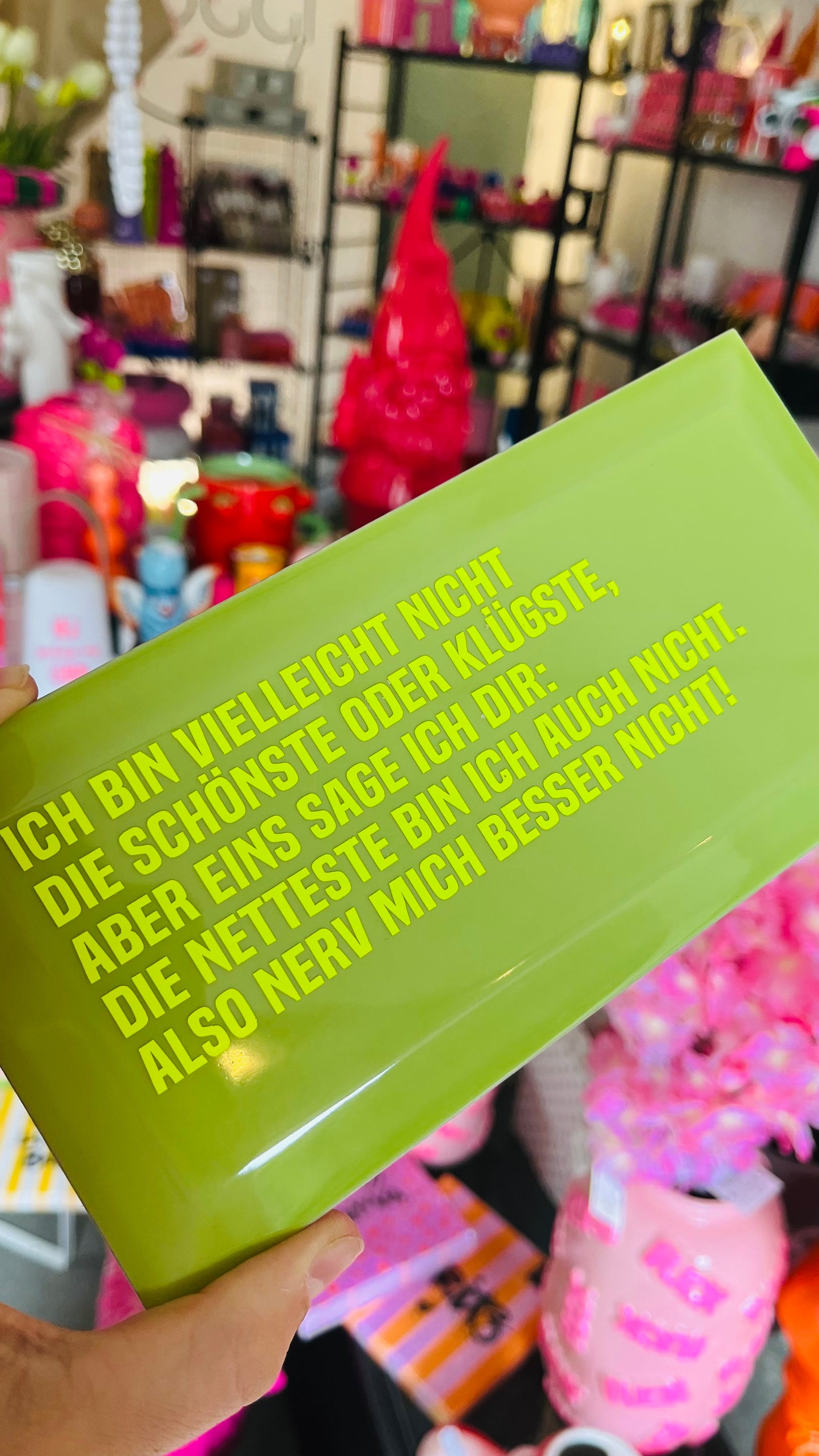ICH BIN VIELLEICHT NICHT DIE SCHÖNSTE ODER KLÜGSTE...