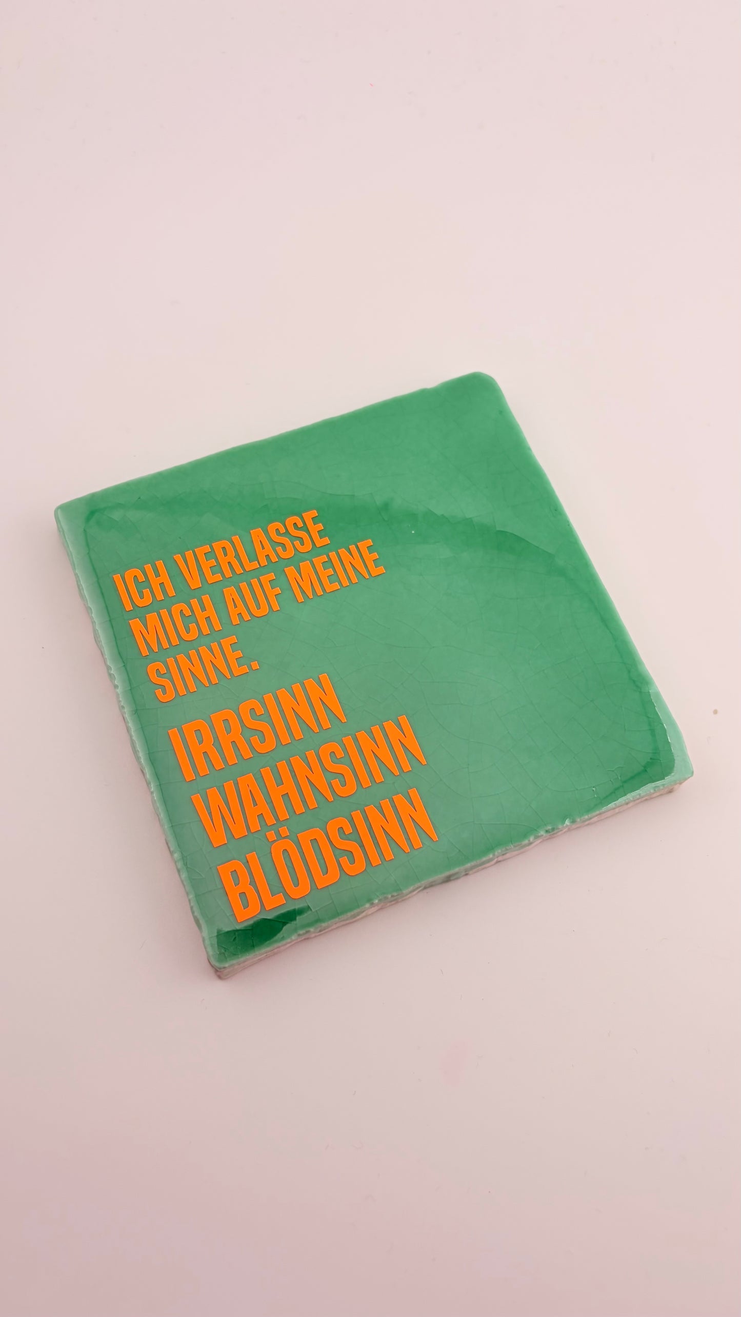 ICH VERLASSE MICH AUF MEINE SINNE