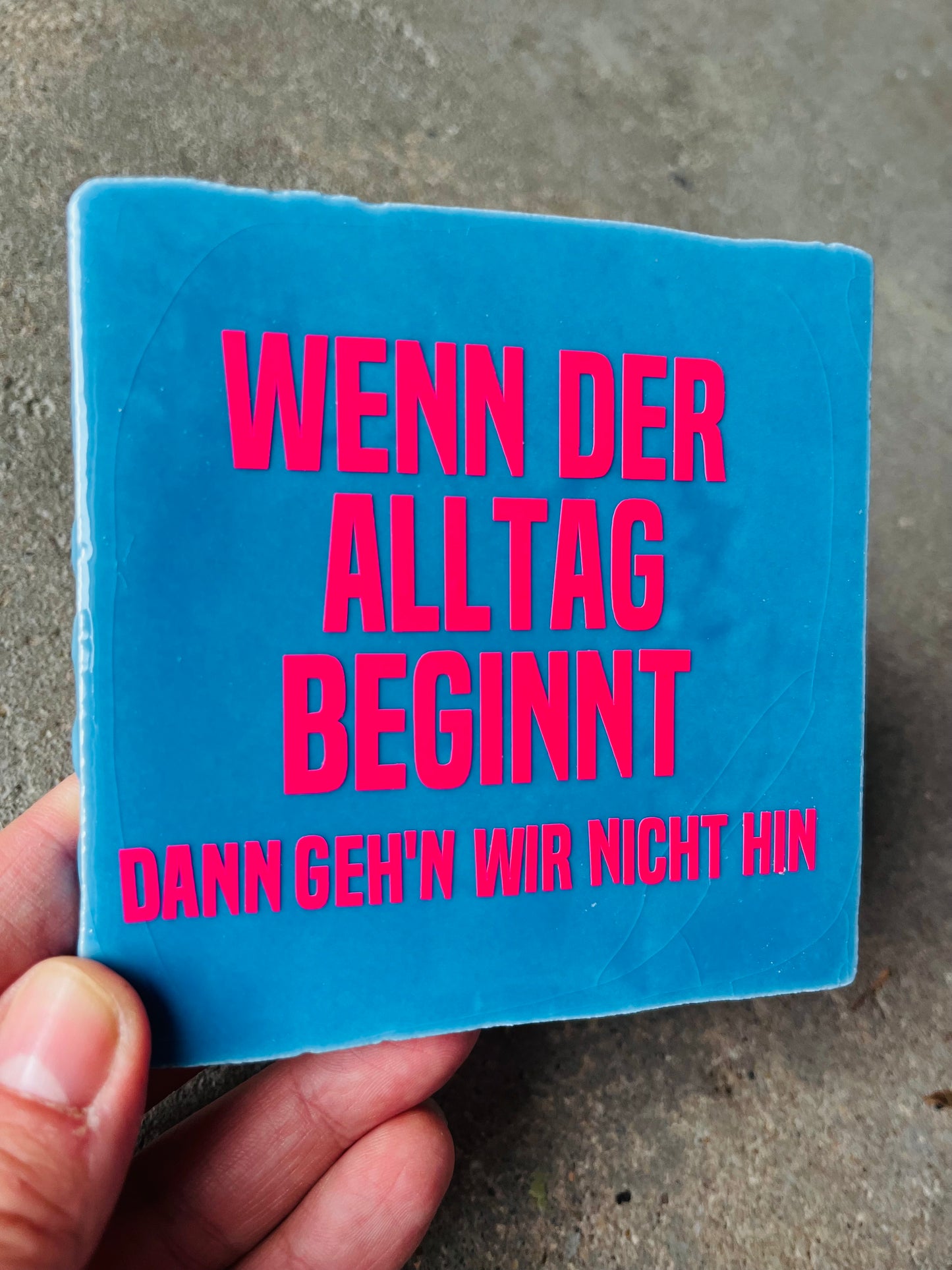 WENN DER ALLTAG BEGINNT...