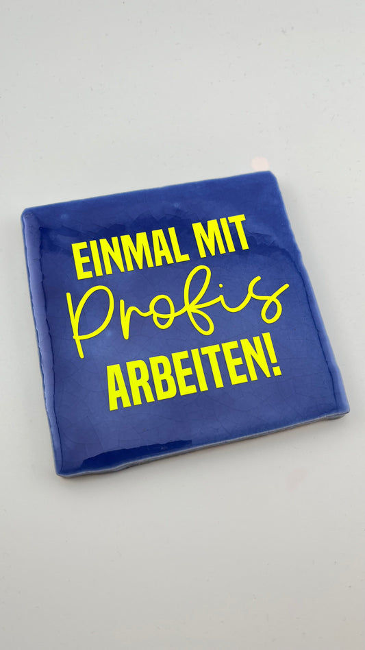 Einmal mit Profis arbeiten