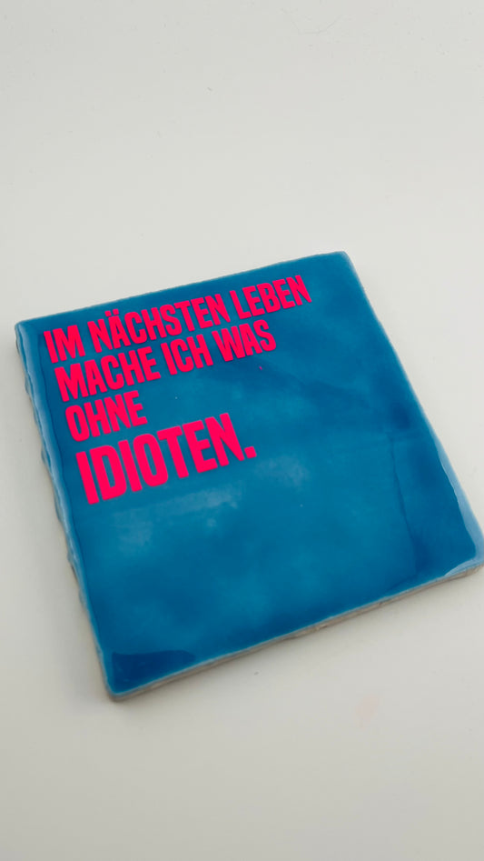 IM NÄCHSTEN LEBEN MACHE ICH WAS OHNE IDIOTEN