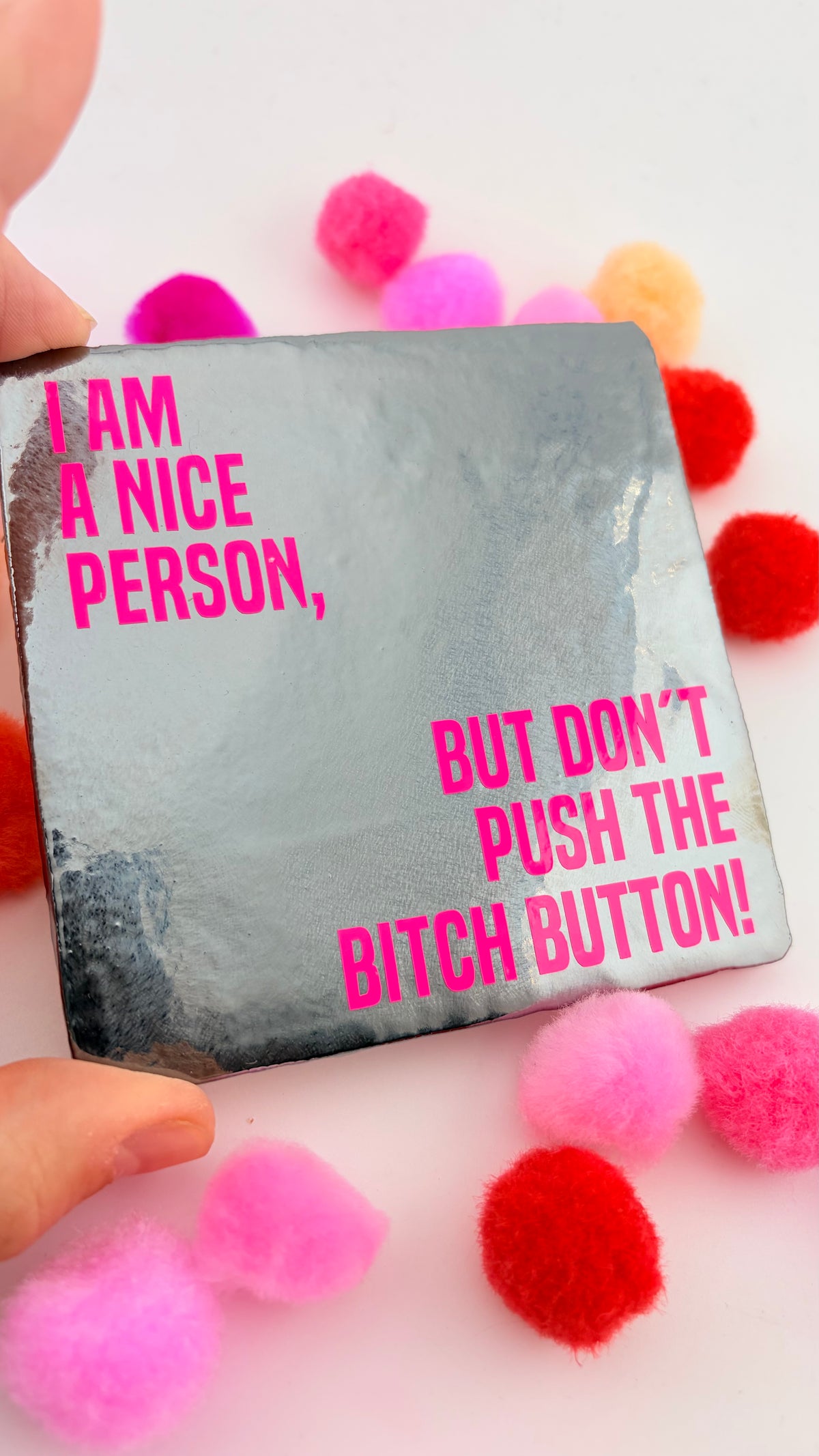 I AM A NICE PERSON, BUT DON´T PUSH THE BITCH BUTTON
