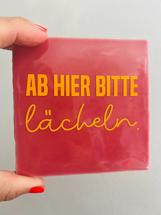 AB HIER BITTE LÄCHELN