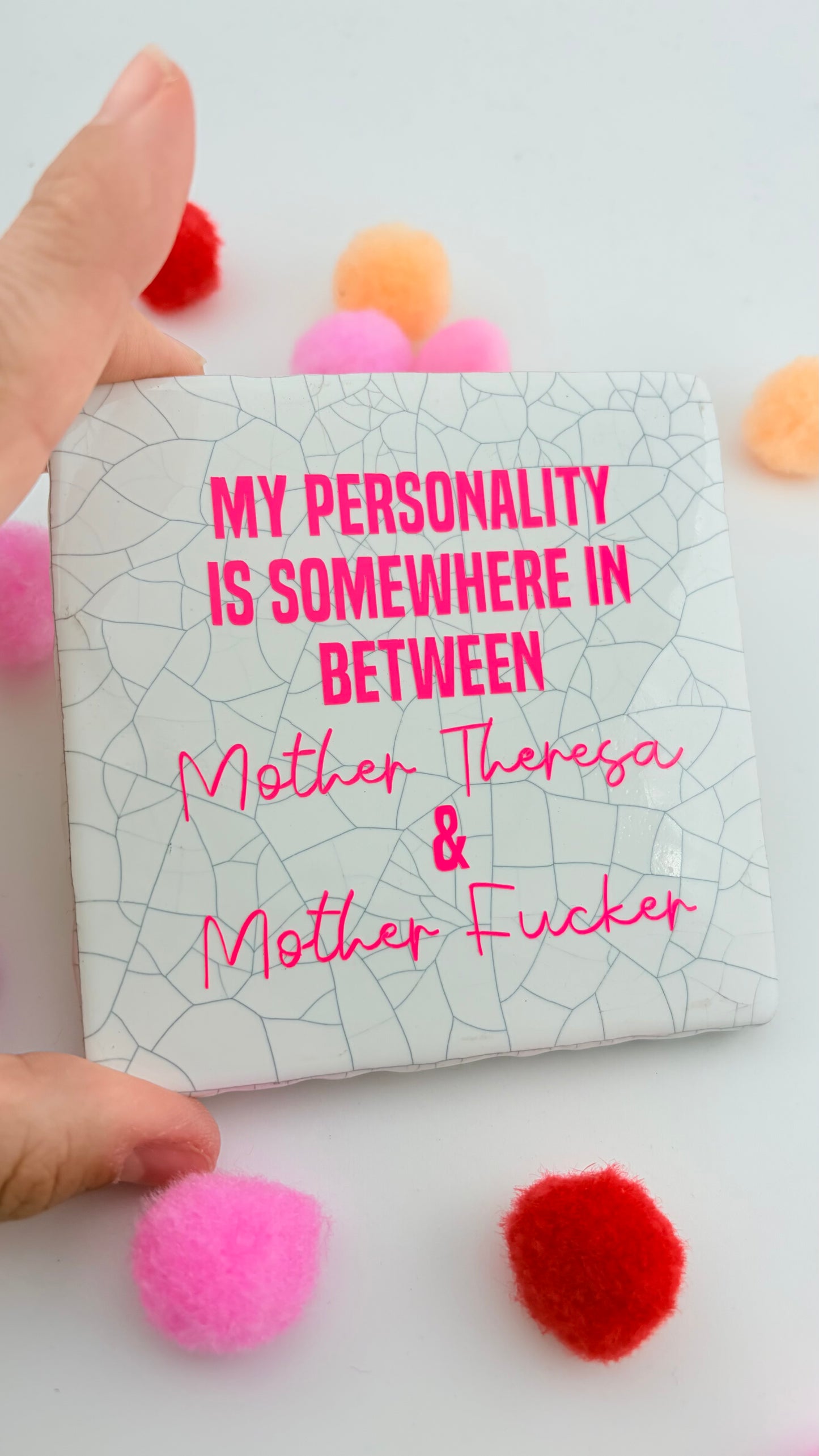 MY PERSONALITY IST SOMEWHERE BETWEEN...