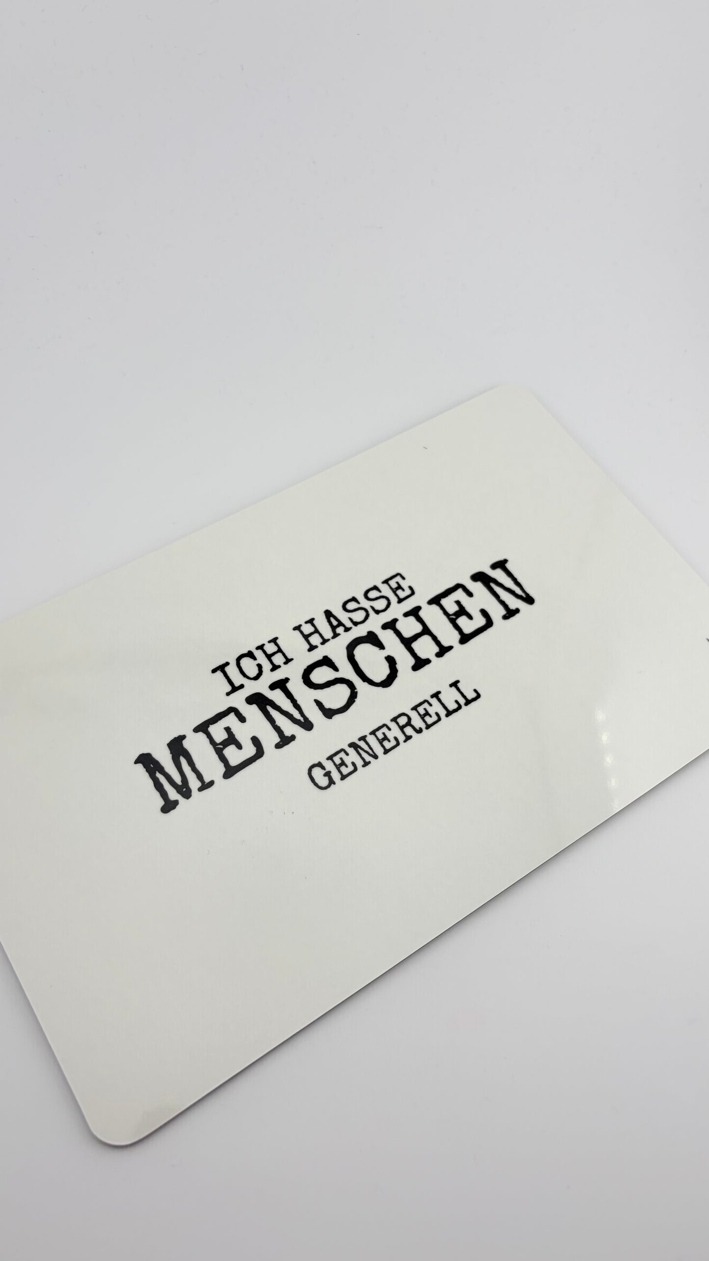 ICH HASSE MENSCHEN - GENERELL