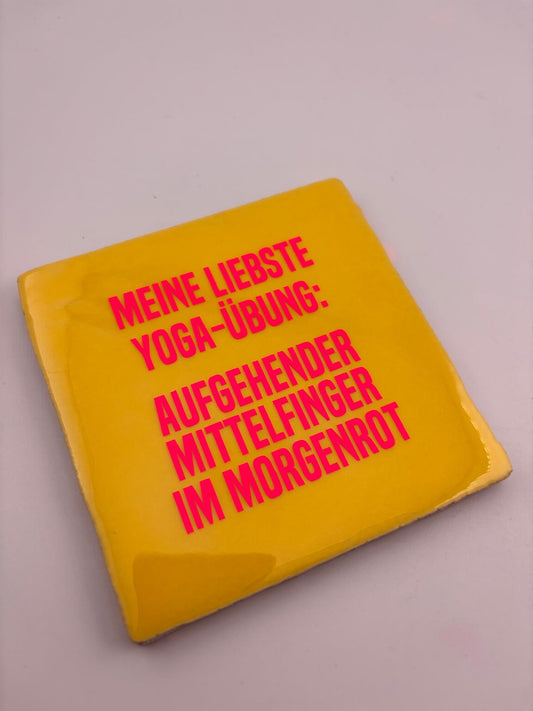 MEINE LIEBSTE YOGA-ÜBUNG: AUFGEHENDER MITTELFINGER IM MORGENROT
