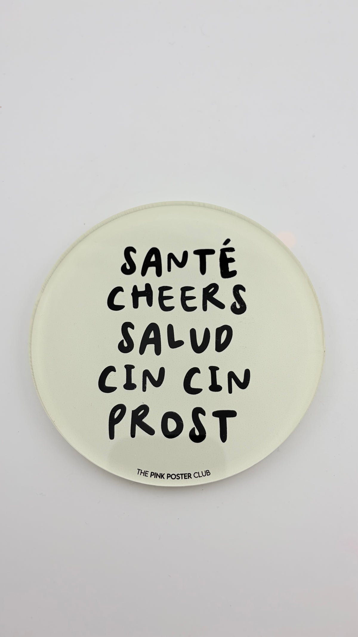 UNTERSETZER SANTÉ CHEERS SALUD CIN CIN PROST