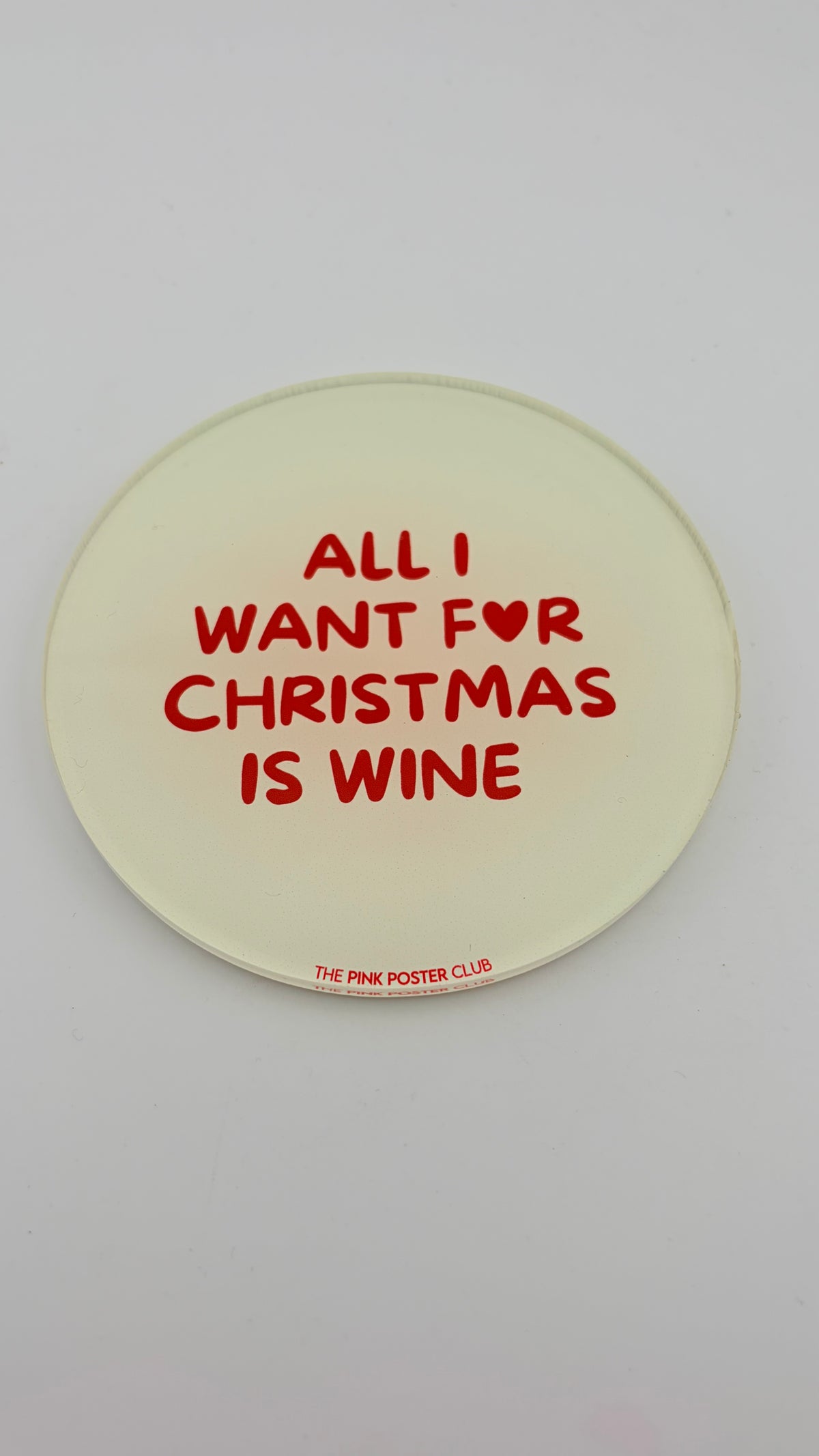 UNTERSETZER ALL I WANT FOR CHRISTMAS IS WINE