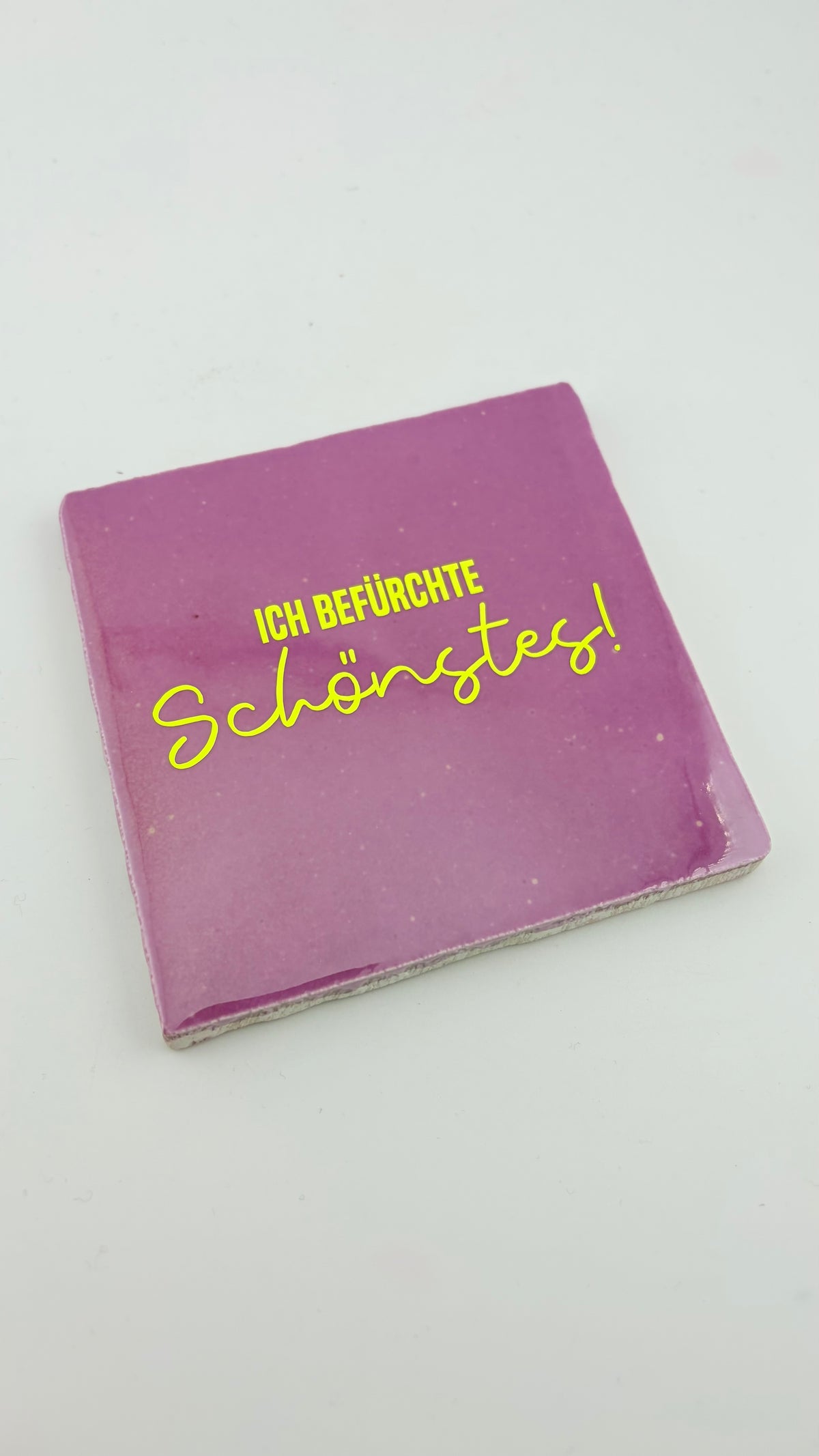 ICH BEFÜRCHTE SCHÖNSTES!