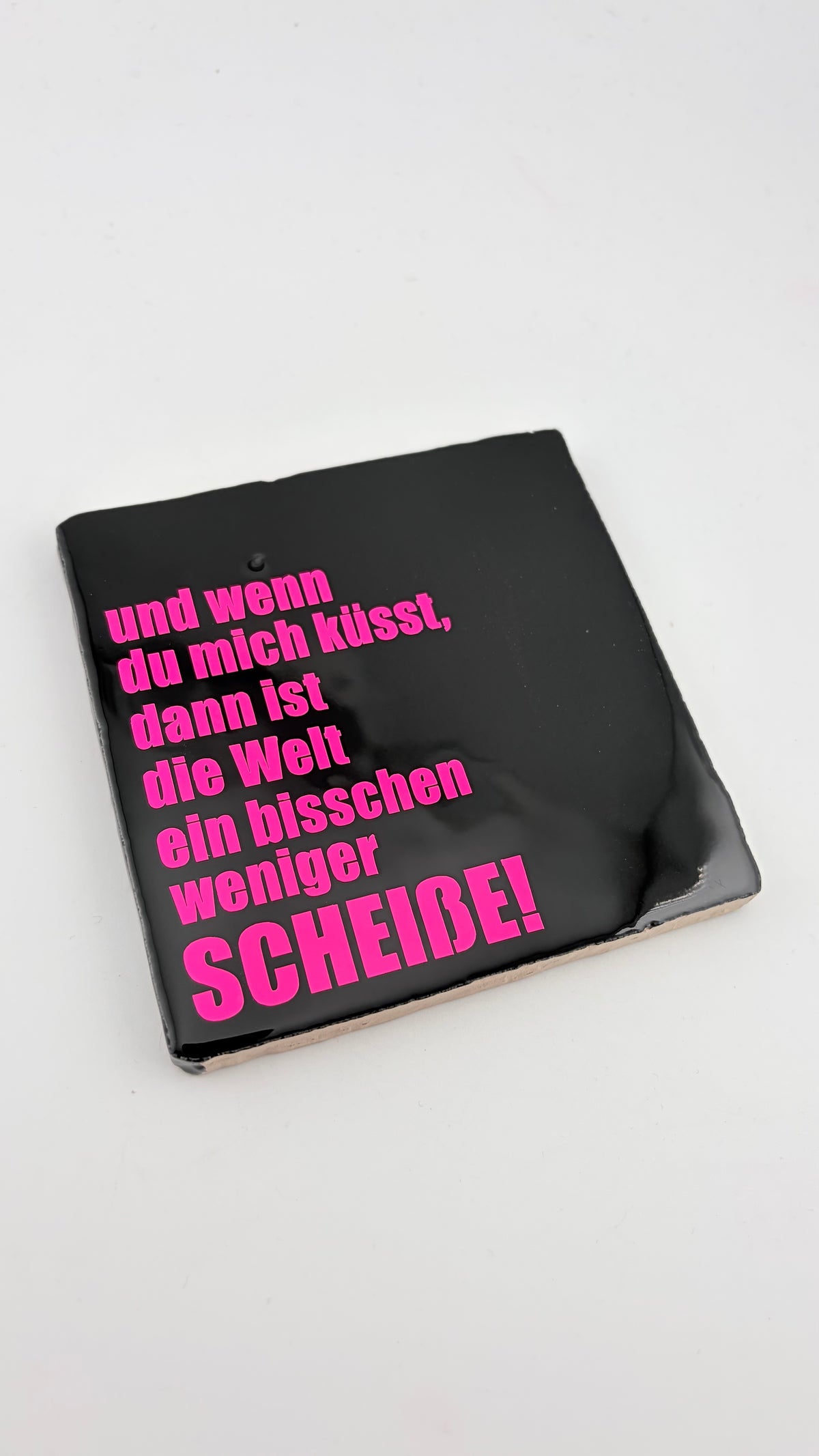 UND WENN DU MICH KÜSST, DANN IST DIE WELT EIN BISSCHEN WENIGER SCHEIßE