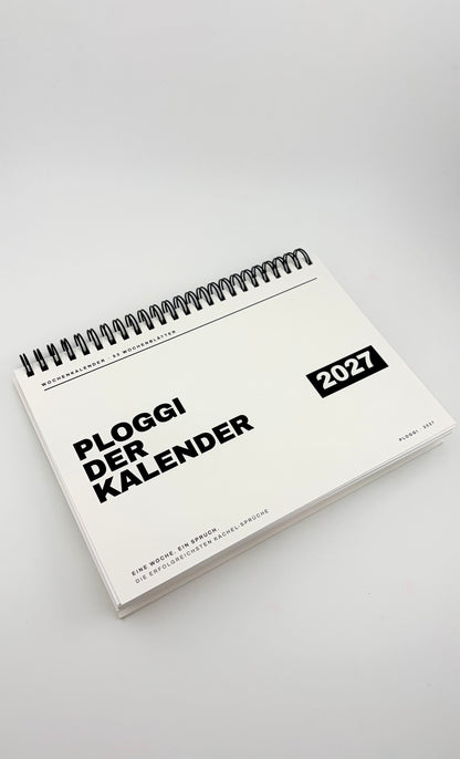 PLOGGI – DER KALENDER 2027