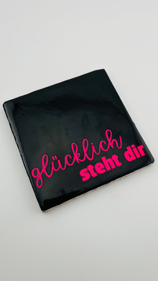 Glücklich steht dir