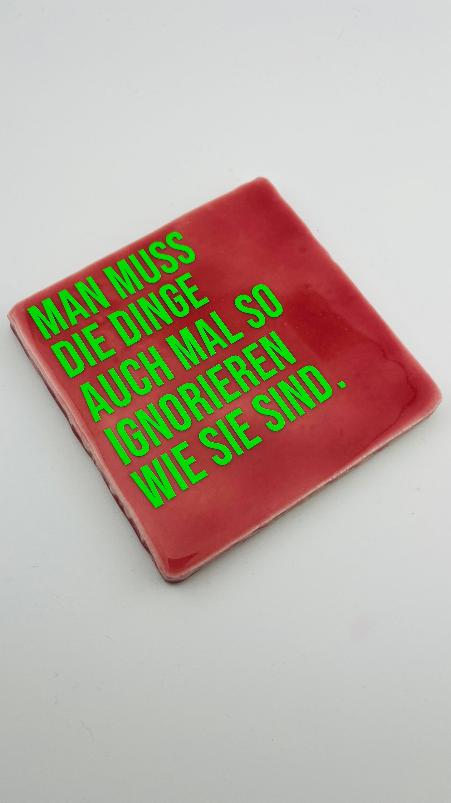 MAN MUSS DIE DINGE AUCH MAL SO IGNORIEREN WIE SIE SIND