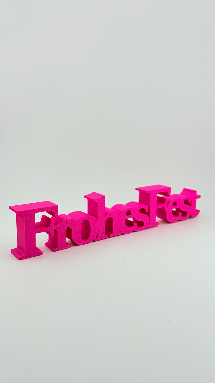 FROHESFEST - DRUCKSCHRIFT